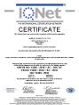 Certificate IQNet ISO13485 شهادة الجودة