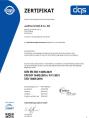 Zertifikat DIN EN ISO 13485